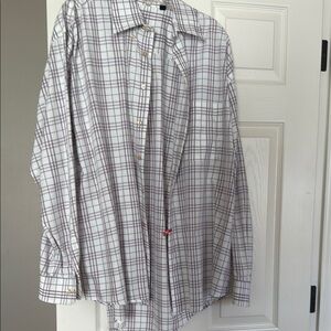 Burberry Lavender and White Check Shirt